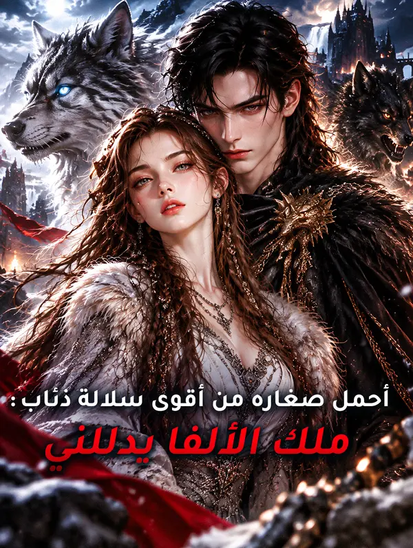 أحمل صغاره من أقوى سلالة ذئاب