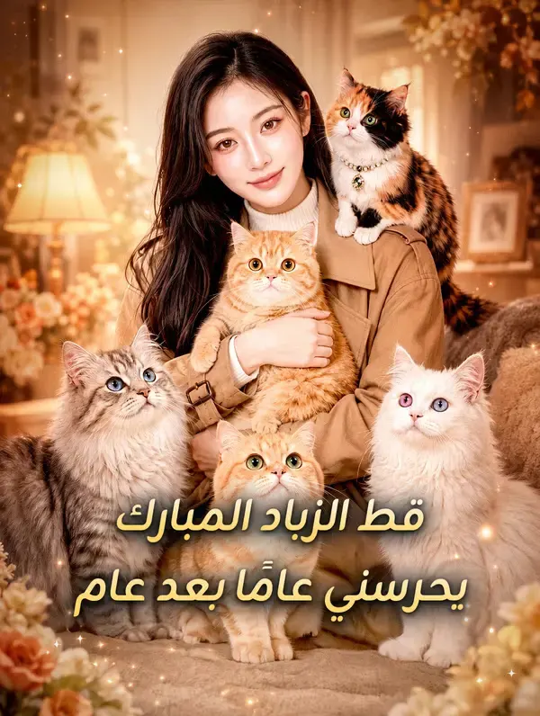قط الزباد المبارك يحرسني عامًا بعد عام