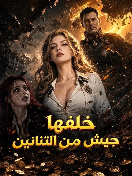 خلفها جيش من التنانين