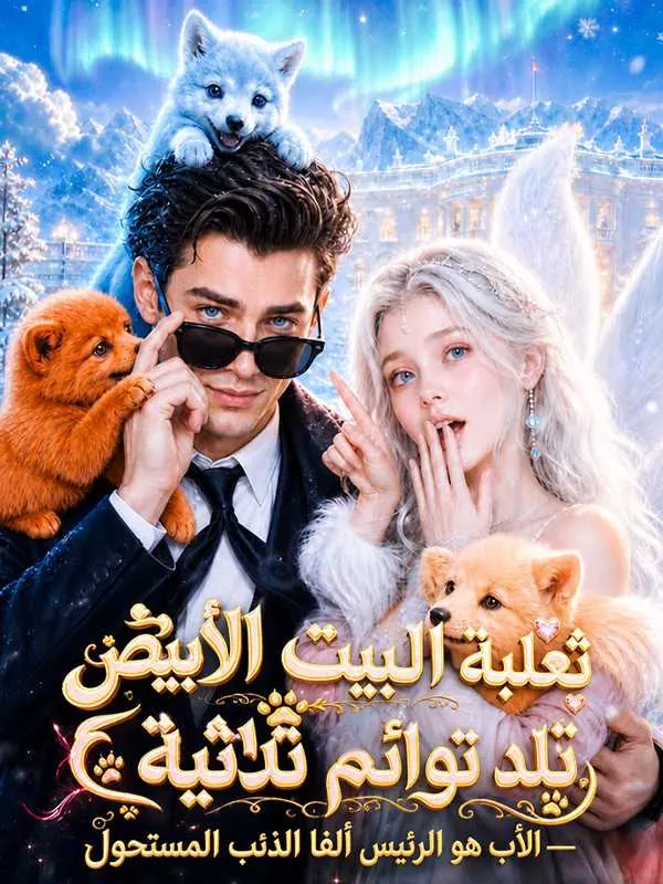 ثعلبة البيت الأبيض تلد توائم ثلاثية